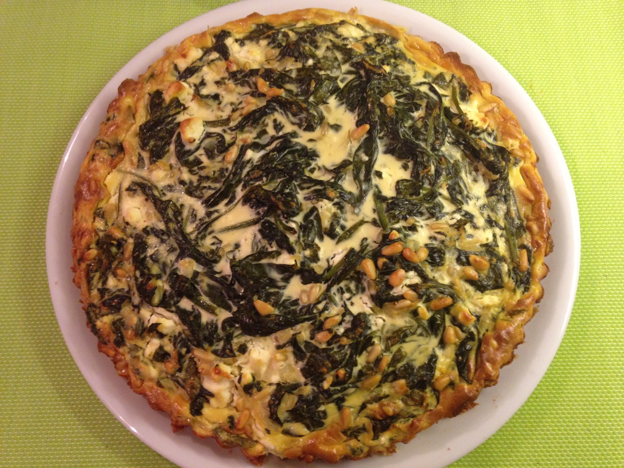 Cooking Around the World Spinach and Feta Tart