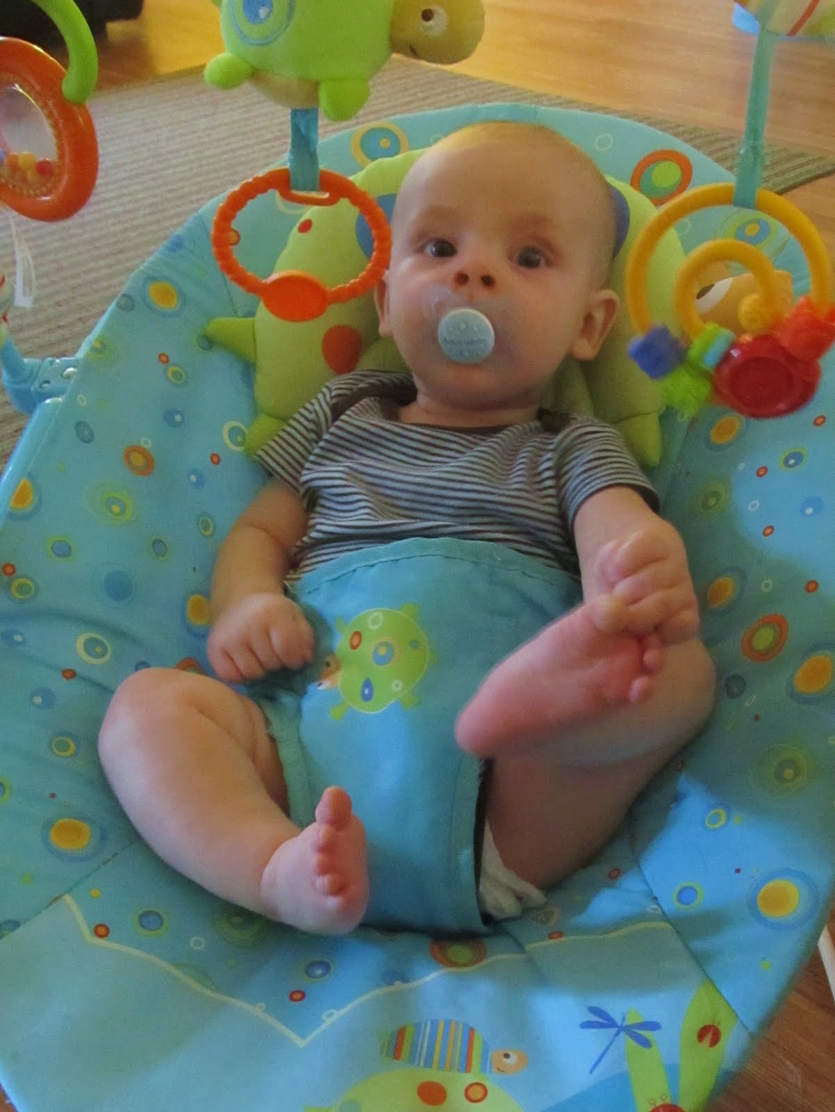 Triplets + Toddler It's OfficialWe've Discovered Our Feet