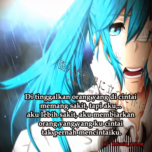 Gambar Anime Dan Kata Kata Sedih
