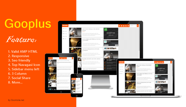 Gooplus AMP Blogger Template