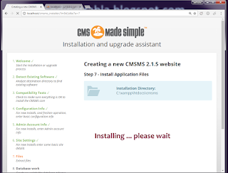 Install CMSMadeSimple 2.1.5 ( CMSMS ) on Windows 7   XAMPP tutorial 8