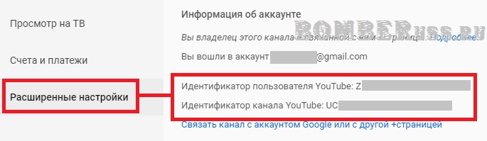 узнать Youtube ID