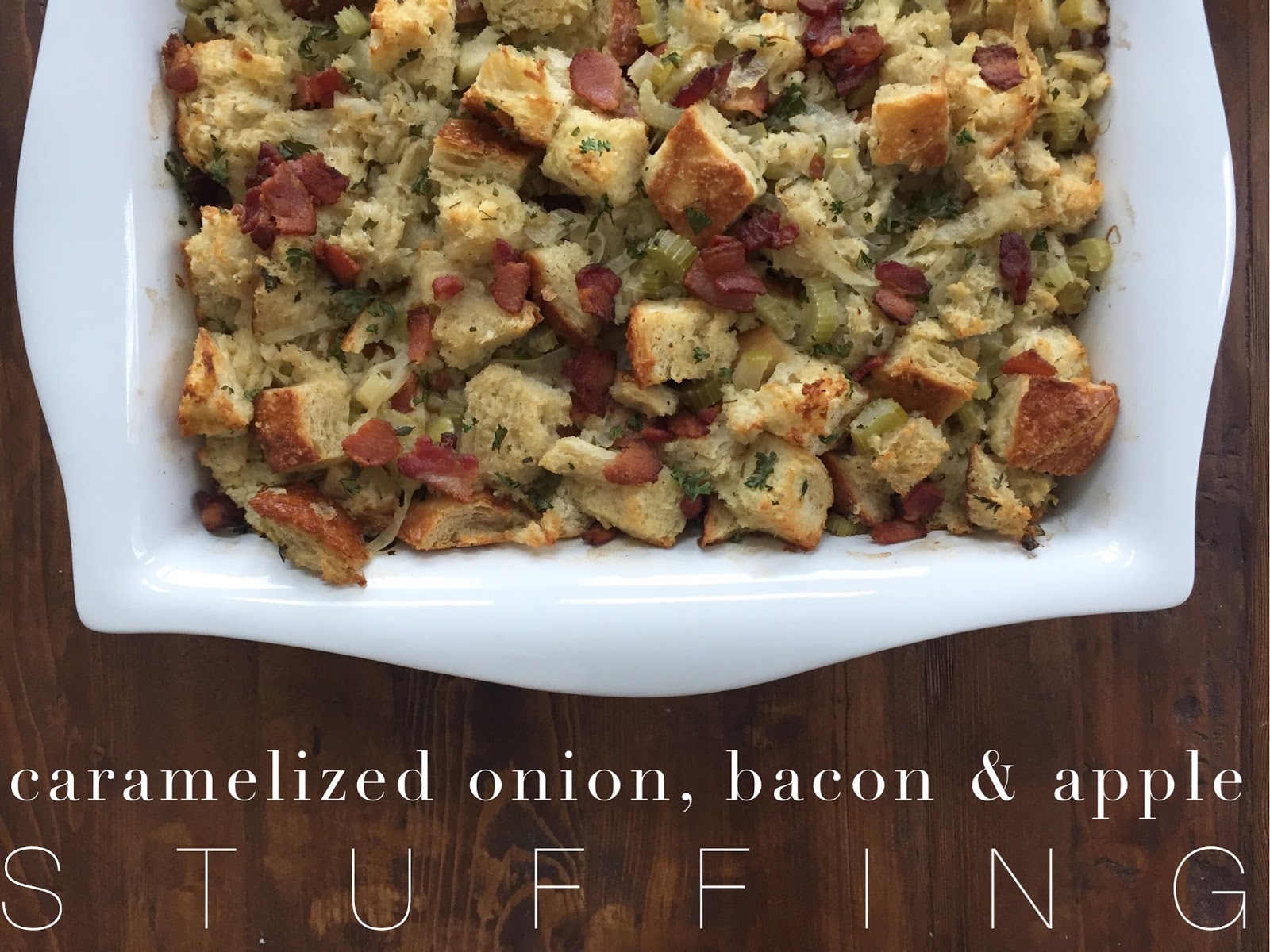 Caramelized Onion, Bacon & Apple Stuffing