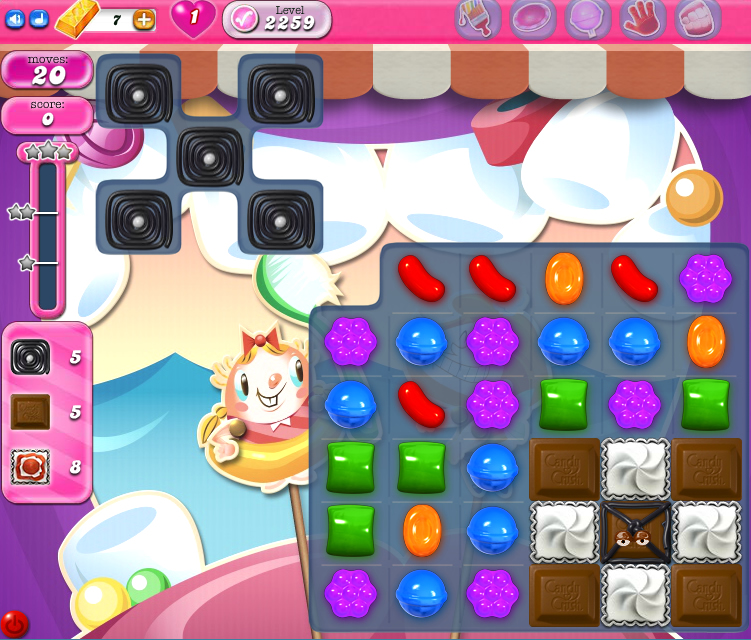 Candy Crush Saga level 2259 Candy Crush Saga level 2259