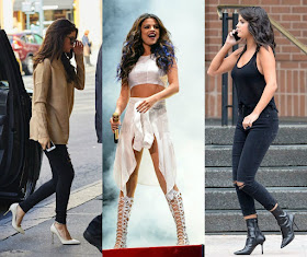 Villains Sf Online Store รองเท าแฟช น รองเท าส นส ง Selena Gomez Inspired Fashion