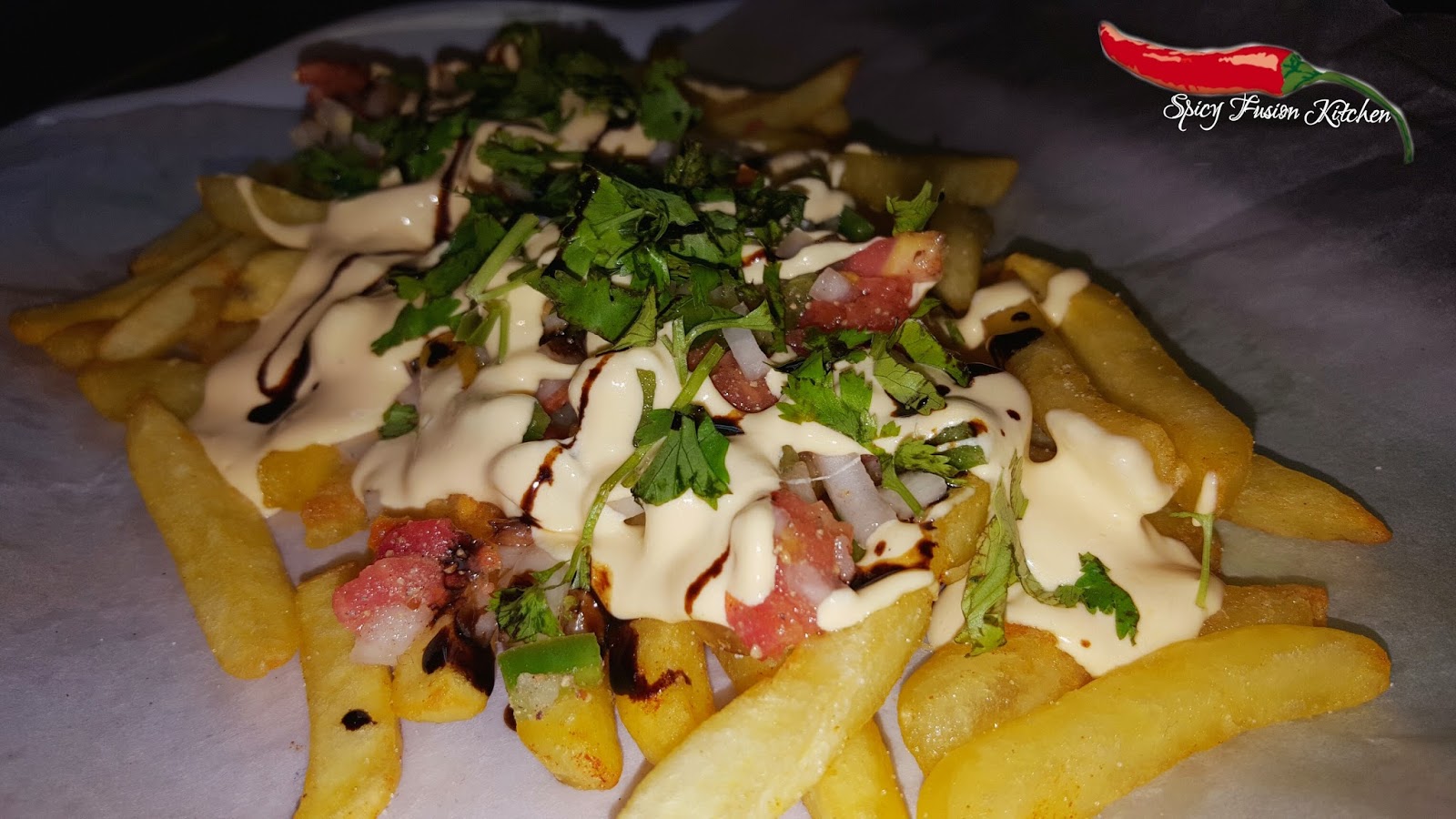 New York Fries Cheesy Amli Fries Spicy Fusion Kitchen