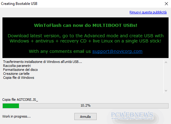 Installare Windows XP
