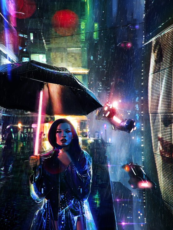 As incríveis ilustrações de ficção científica cyberpunk de Jacek Babinski Jacek Babinski artstation arte ilustrações ficção científica cyberpunk blade runner