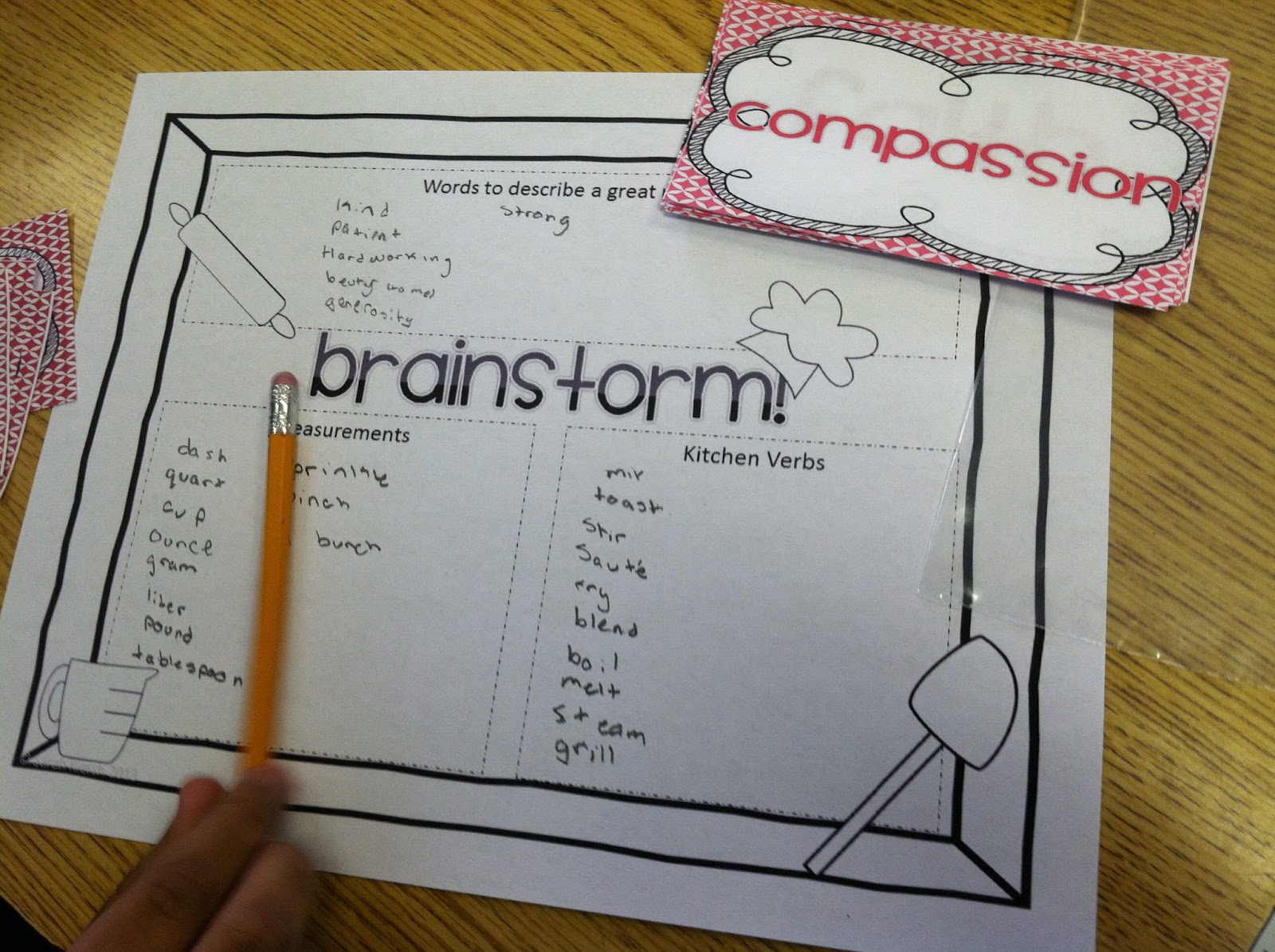 Recipe poem for beauty picture