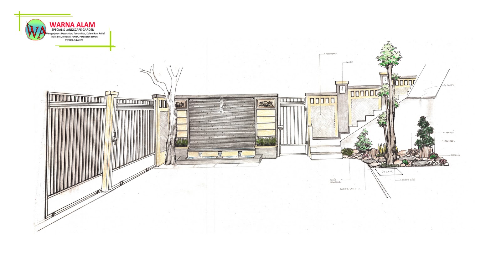 Warna Alam Landscape Garden: DESAIN RUMAH