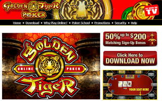 Golden Tiger Poker Screen