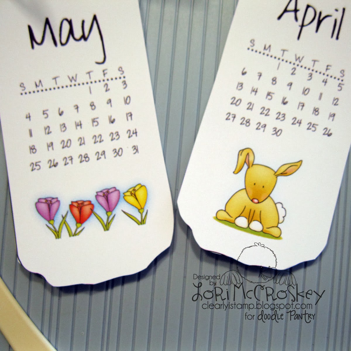 Clearly iStamp Make your own flip calendar with Mini Calendar/Flip