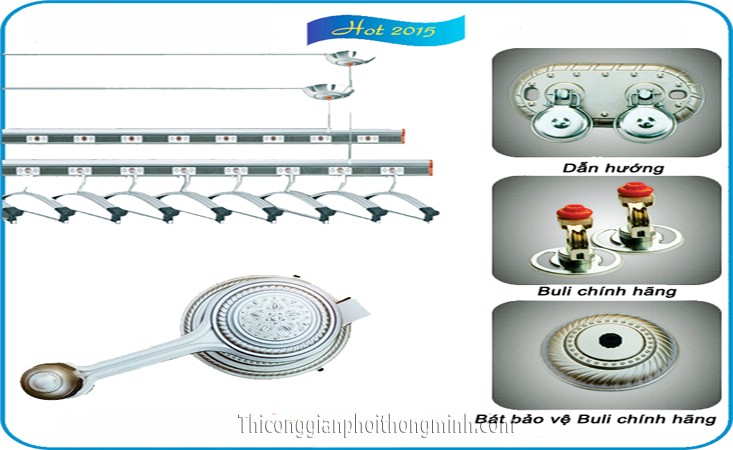 Phơi đồ đơn giản với giàn phơi thông minh – NHD2984