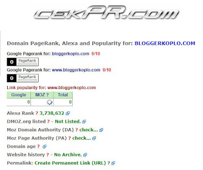 3 Cara Mengecek Google Pagerank (PR) Blog dengan Mudah 3 Cara Mengecek Google Pagerank (PR) Blog dengan Mudah