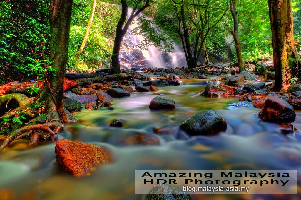 Kanching Waterfalls in Templer Park Kanching Waterfalls in Templer Park, Selangor