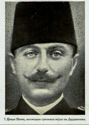 Dschevat Pasha, Commander in Chief of the Army and navy troops in the Dardanelles. 