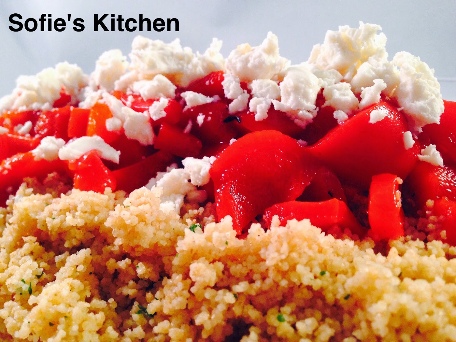 Sofie's Kitchen Vegetarian Wednesday Whole Wheat Couscous with Red