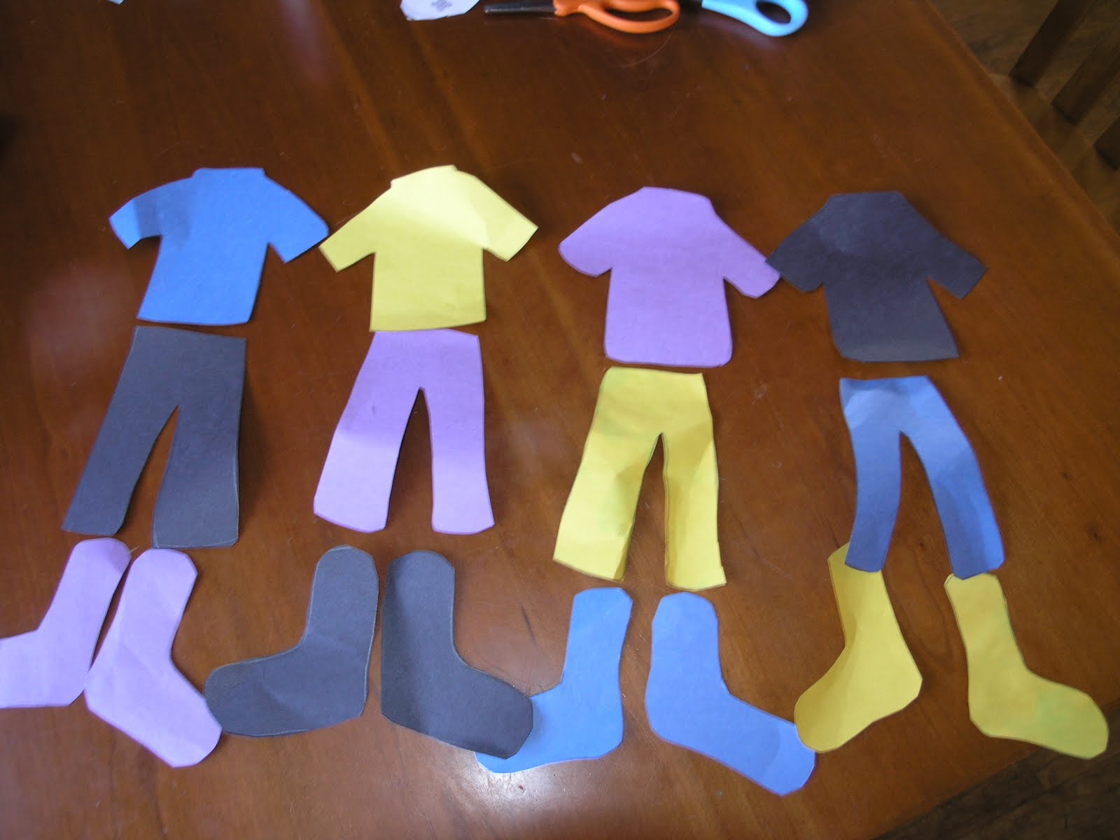 To Every Purpose Paper Pants, Shirts and Socks A mix, match, pair