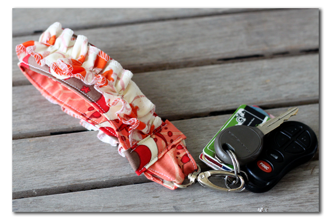 diy fabric key fob