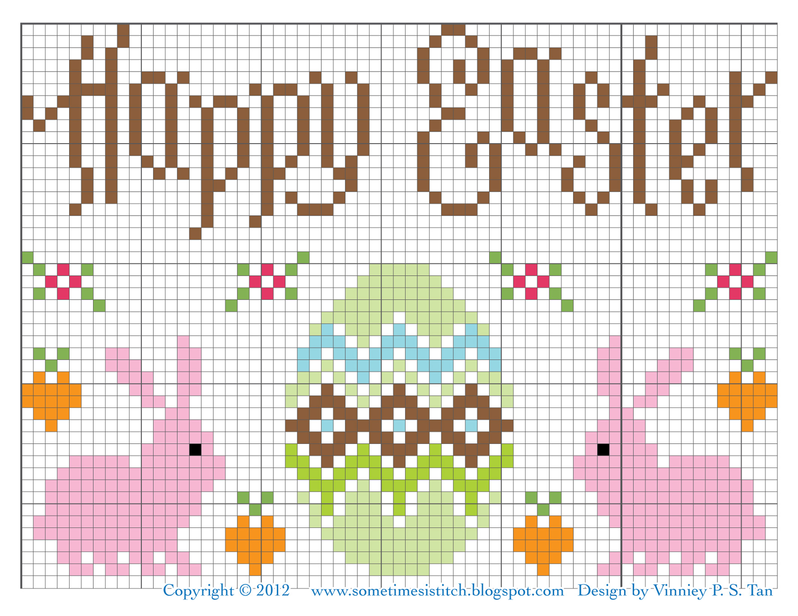Free Printable Pdf Easter Cross Stitch Patterns Free