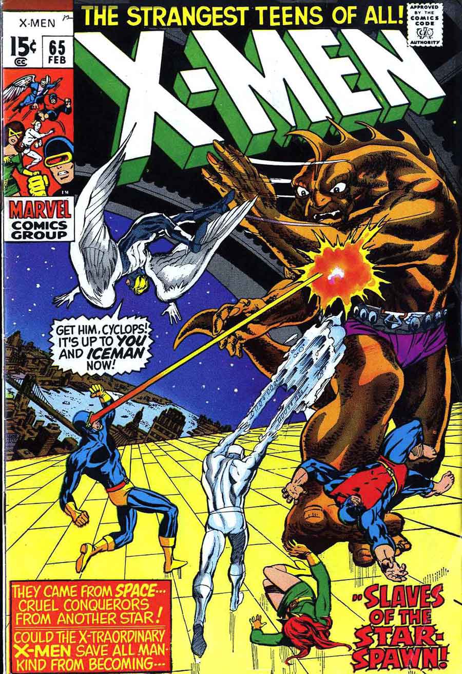 X-men #65 marvel comic book cover