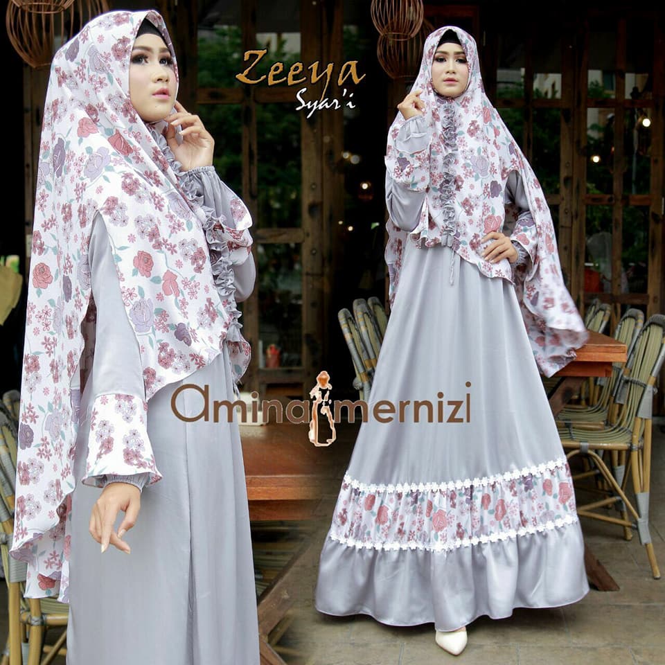 zeeya set syar i by amina mernizi melody fashion zeeya set syar i by amina mernizi melody fashion
