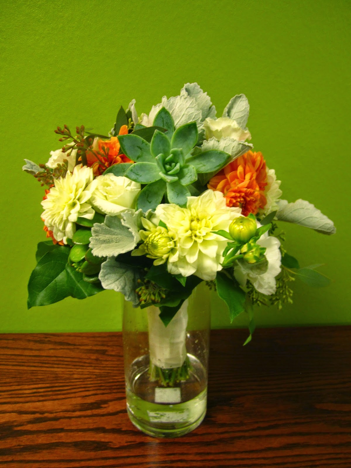 mary wedding bouquet
