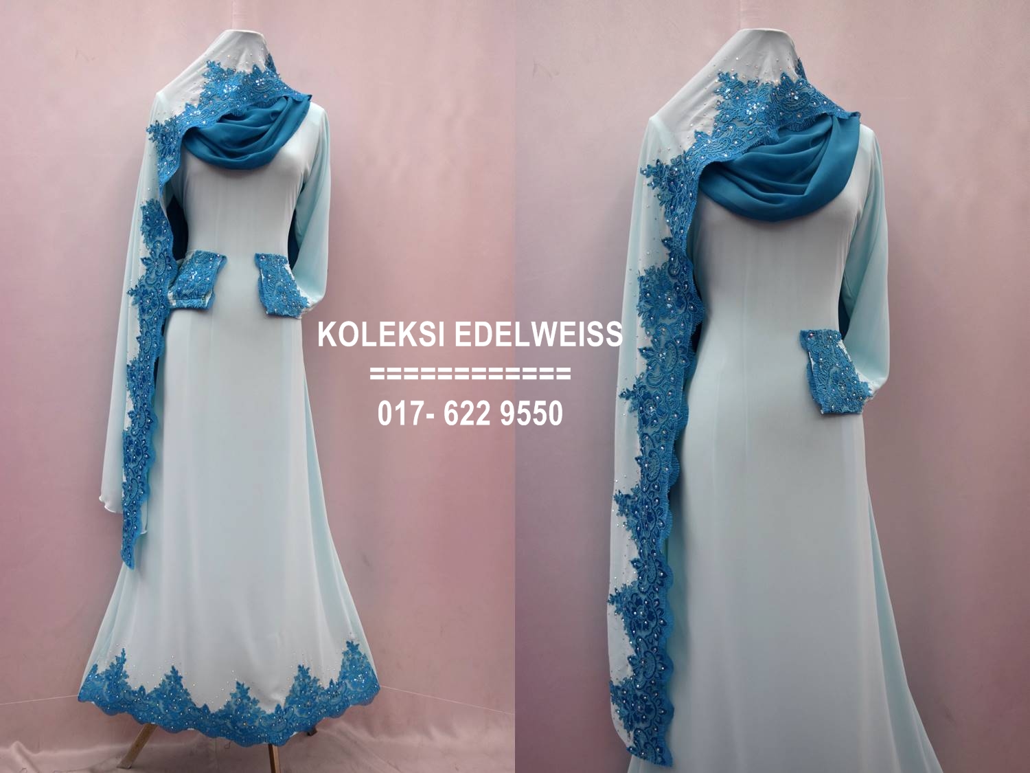 dress biru