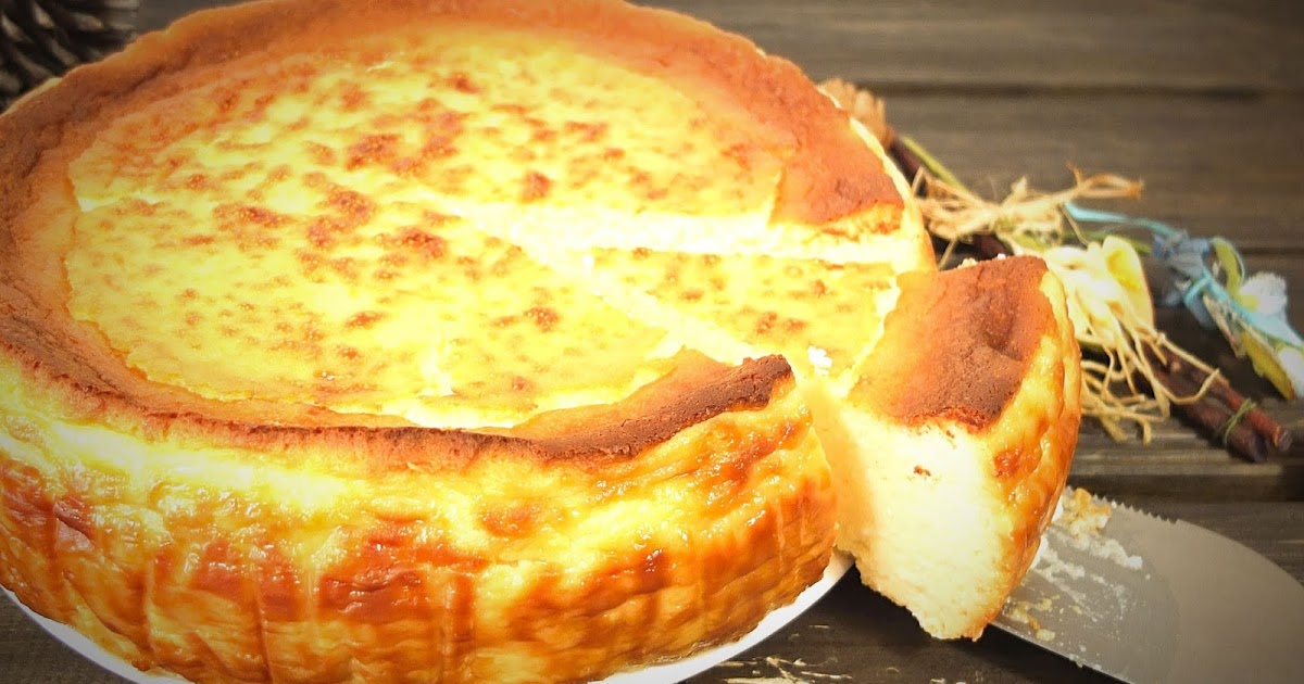 image of Tarta de queso casera, cremosa, fácil y rica.
