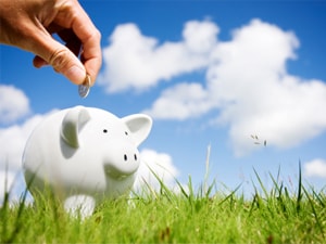 White Piggy Bank