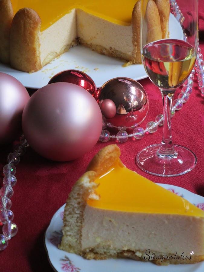 Carlota o Charlota de caquis y mandarinas (Siempredulces)