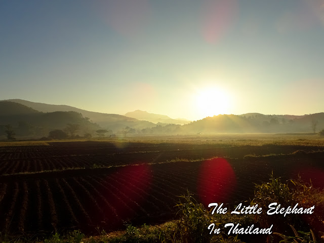 Sunrise in North Thailand Motorbike Riding in Thailand