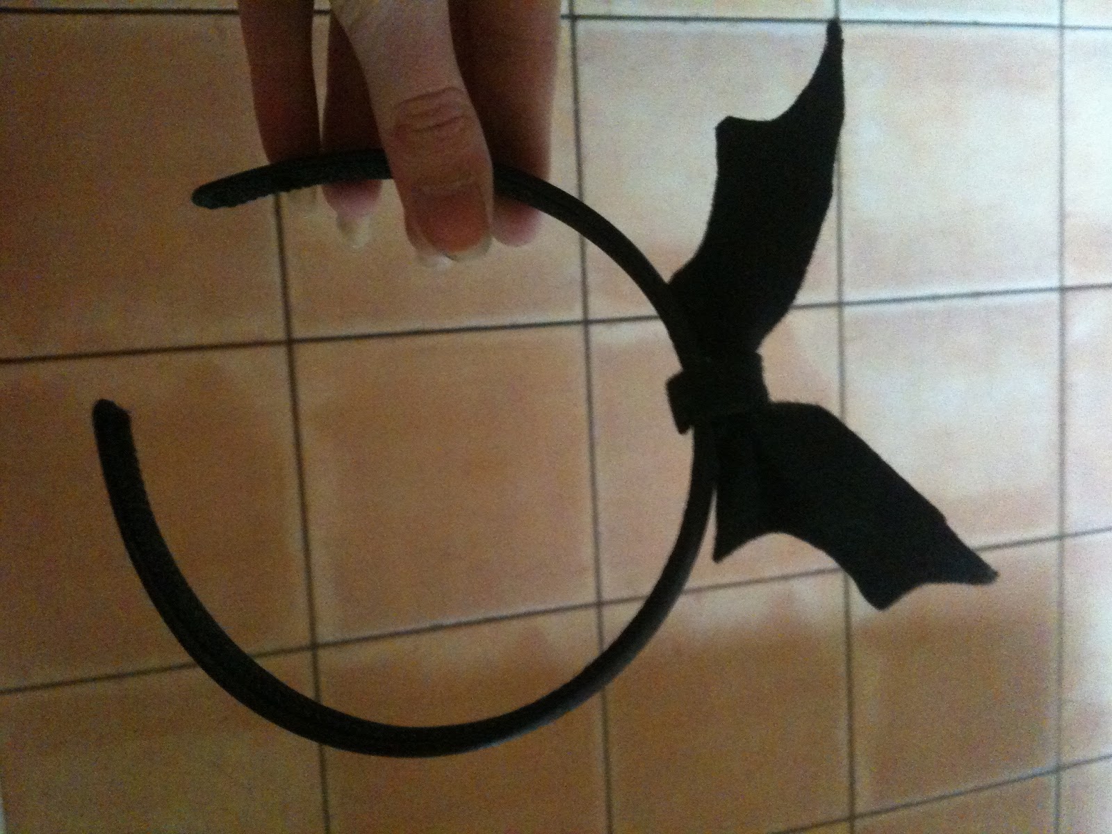 Darkling Dreams DIY headbands Bat and Eyes