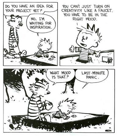 Calvin & Hobbes teach you the secret of creativity