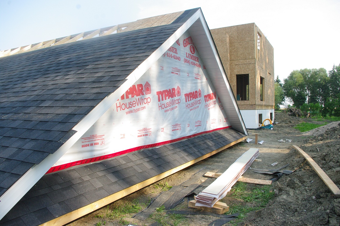 Thousand Square Feet Owner Building a Home Day 44 Soffits, Fascia