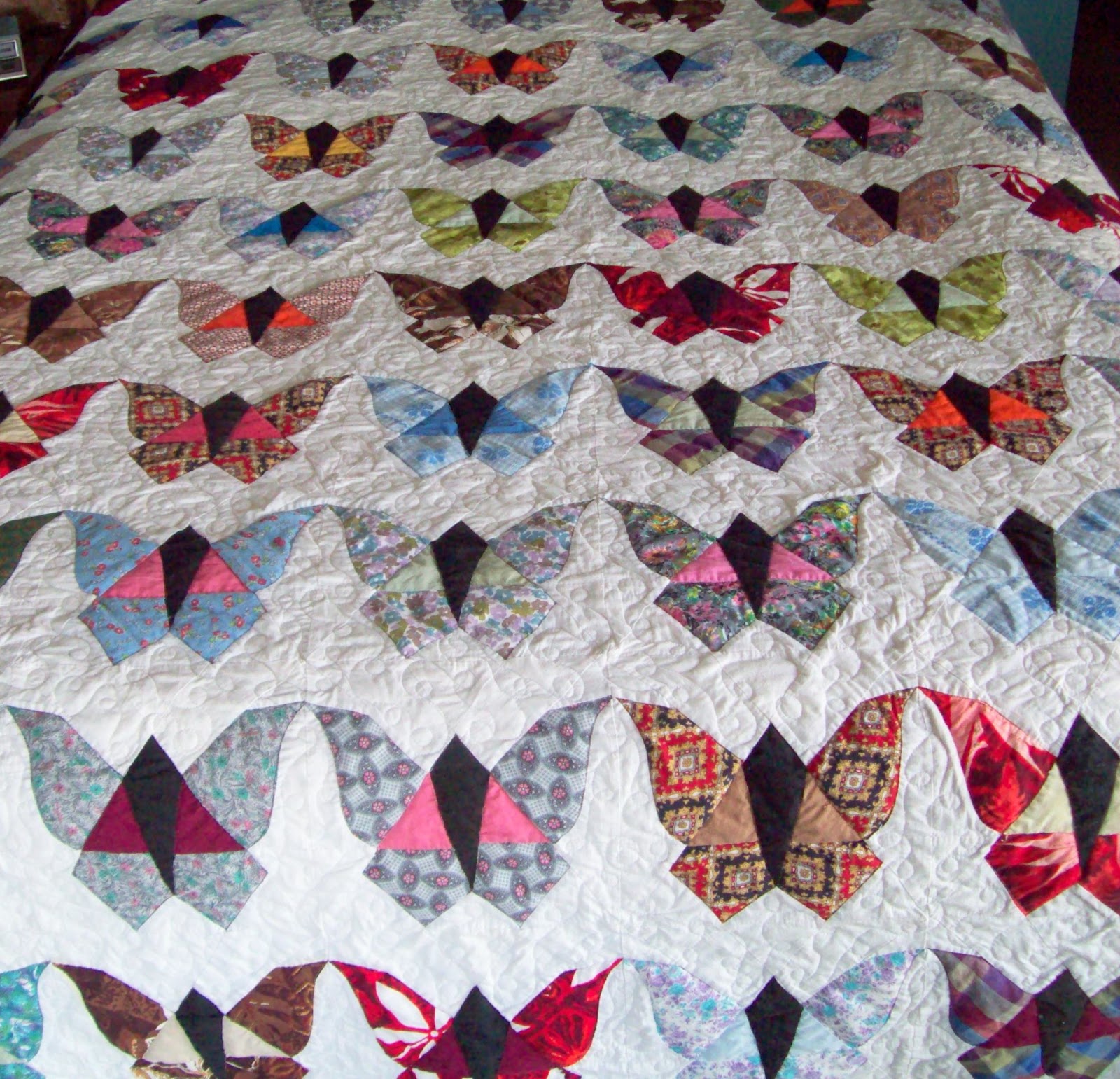 Vintage Butterfly Quilt 16