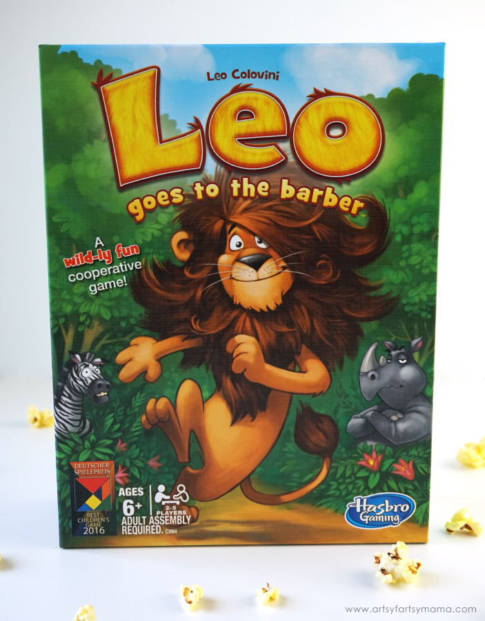 Play Leo Goes to the Barber for Family Game Night with Hasbro Gaming Crate #HasbroGamingCrate