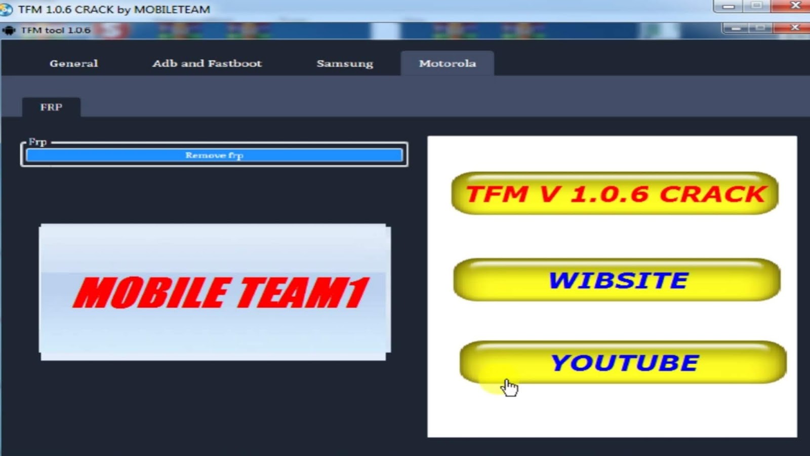 V tool. TFM Tool Pro. PC Tool v1. TFM Tool Pro logo.