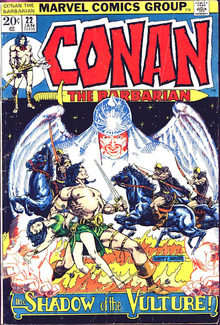 Conan the Barbarian v1 #22 marvel comic book cover art by Barry Windsor Smith Conan the Barbarian v1 #22 marvel comic book cover art by Barry Windsor Smith