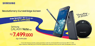 Promo 2017 Samsung Note Edge Berhadiah Speaker HK Omni 10 Promo 2017 Samsung Note Edge Berhadiah Speaker HK Omni 10
