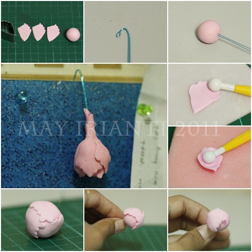 Mae's Little Kitchen How to Make Fondant Peony My Simple Way