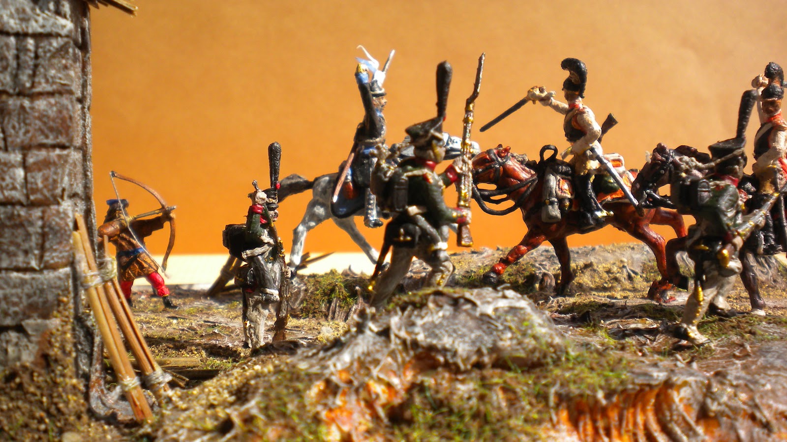 La batalla de Borodino representada en un diorama espectacular.