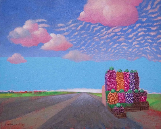 "The Road 012", Adel Mostafa - 2018 | obras de arte, pinturas, cuadros, art pictures "The Road 012", Adel Mostafa - 2018 | obras de arte, pinturas, cuadros, cool art pictures, imagenes bellas, bonitas, lindas, hermosas.