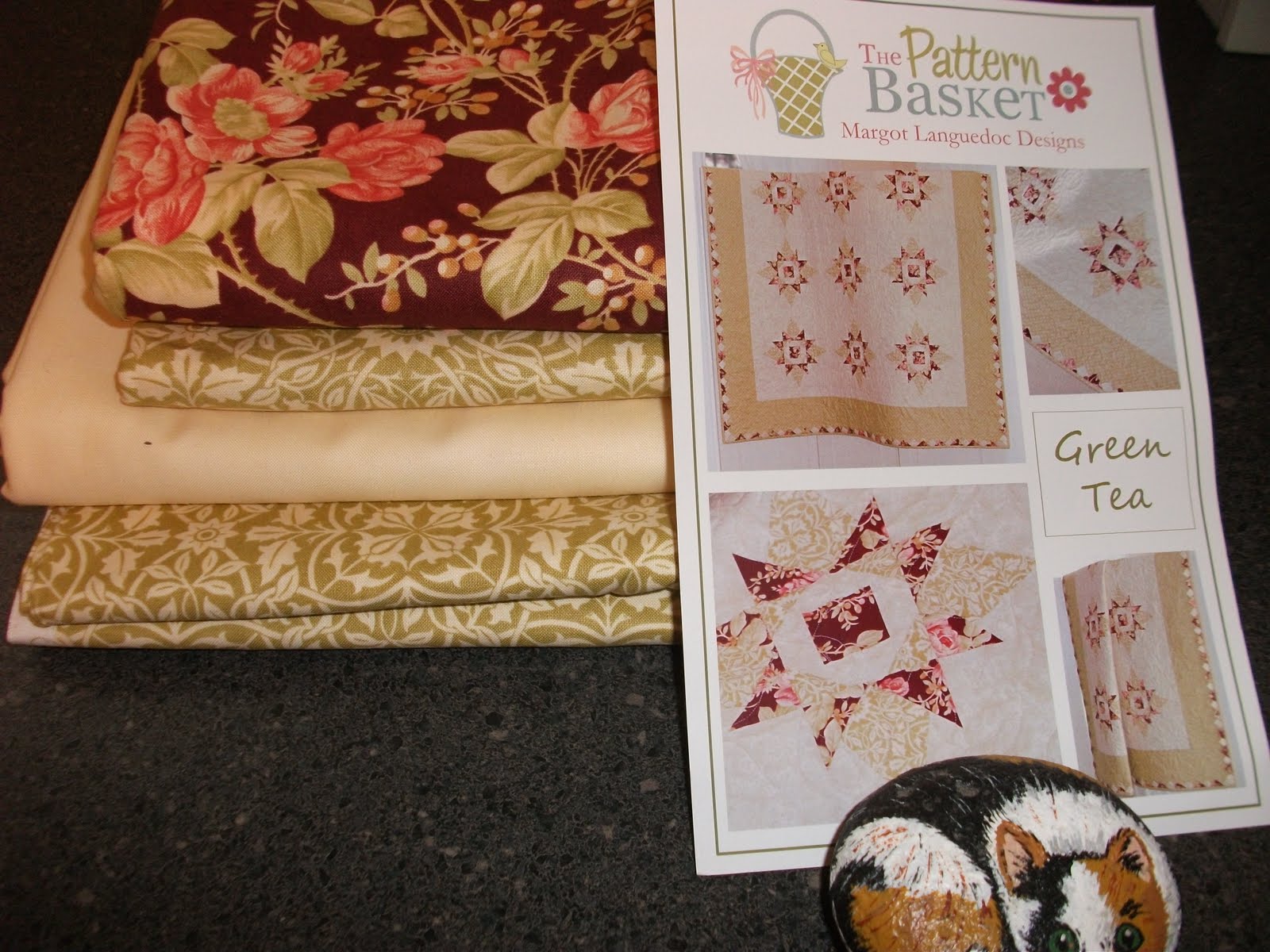 Cozy Little Quilts Green Tea Quilt...