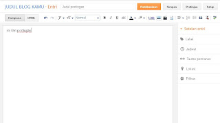 Tutorial Cara Mudah Membuat Blog Gratis di Blogger Tutorial Cara Mudah Membuat Blog Gratis di Blogger