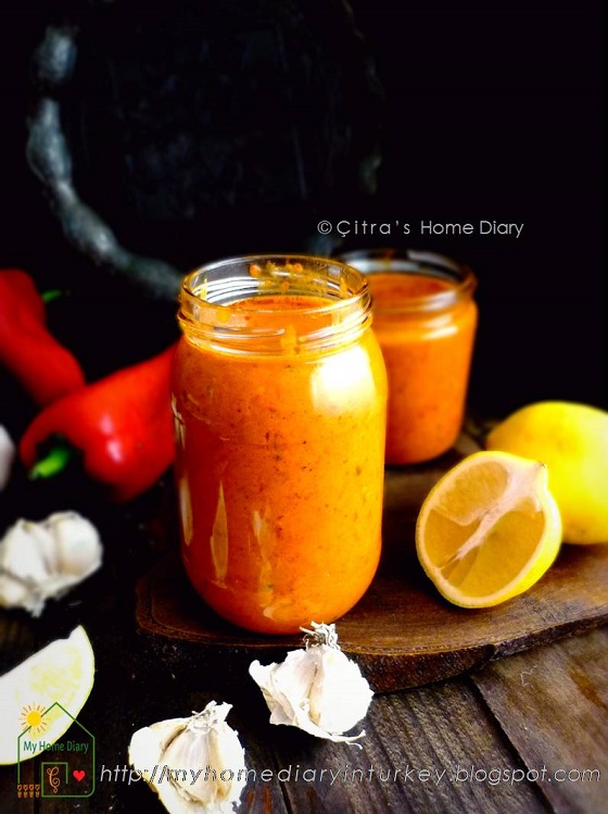 Citra's Home Diary Piri Piri sauce (Peri peri sauce). Best recipe to