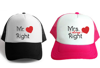 Mr Right e Mrs Always Right Boné para noiva e casamentos personalizado com bordado | Noiva e Noivo Mr Right e Mrs Always Right Boné para noiva e casamentos personalizado com bordado | Noiva e Noivo