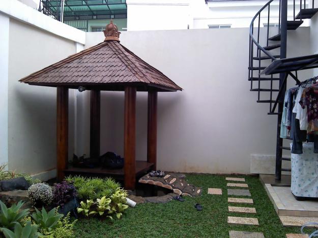 PEMBUAT DECORASI TAMAN RUMAHAN |TUKANG TAMAN |KOLAM HIAS | SAUNG |JASA