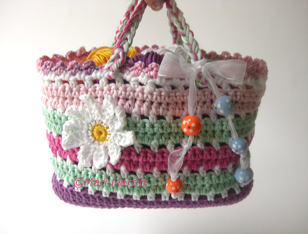Crochet Bag Pattern ~ Crochet Colorful