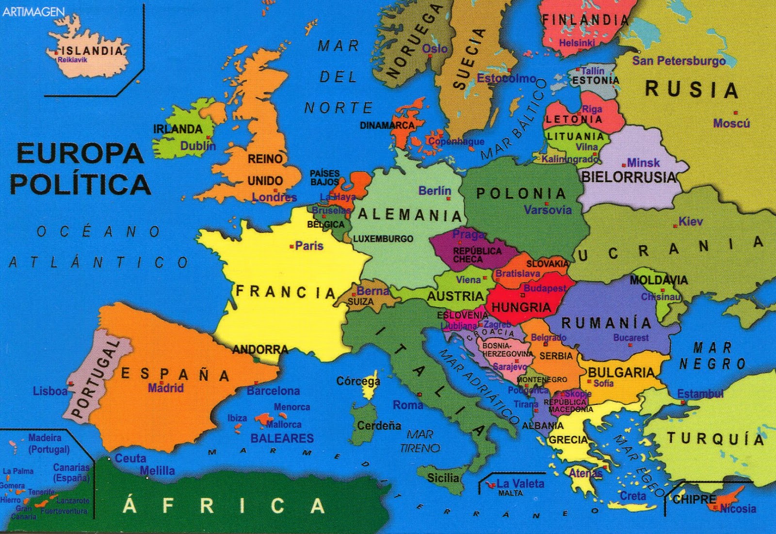Mapa Da Europa Europa Continente Europeu Mapa Images
